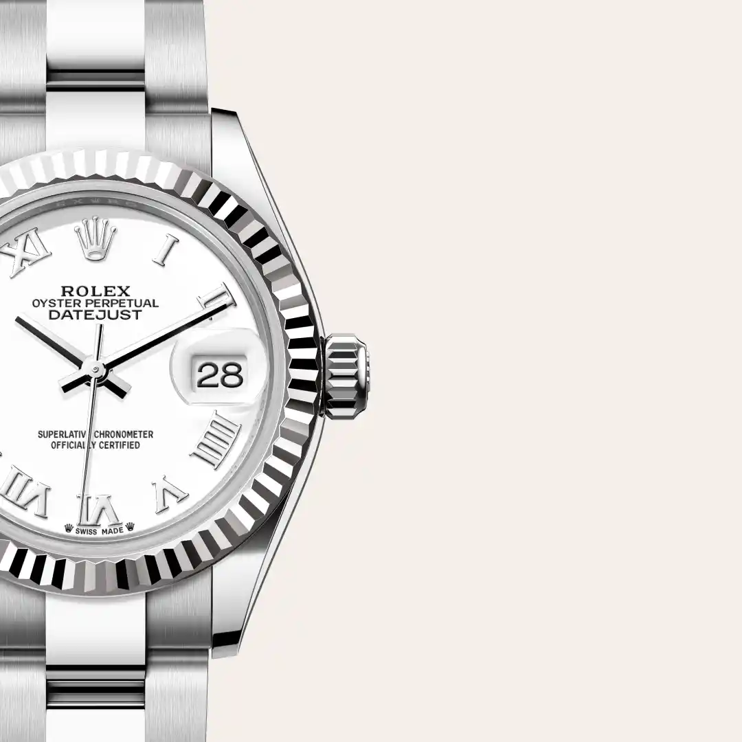 Rolex Lady-Datejust in Rolesor weiß (Kombination aus Edelstahl Oystersteel und Weißgold), M279174-0020-7 – Uhren Schmiemann