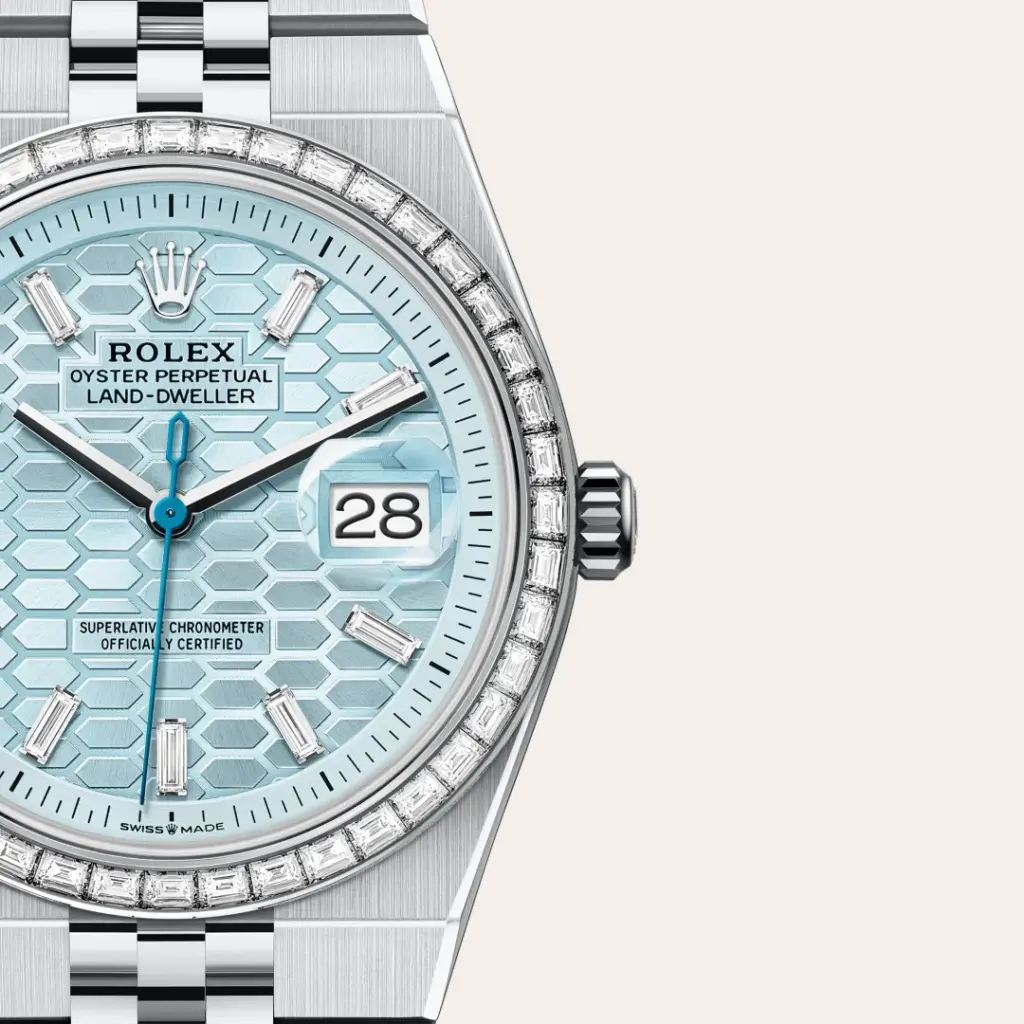 Rolex Land-Dweller in Platin, M127286TBR-0001-7 – Uhren Schmiemann