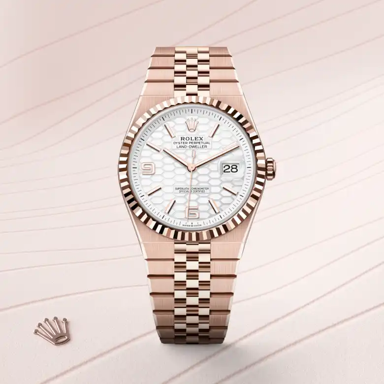 Rolex Land-Dweller in 18 Karat Everose-Gold, M127335-0001-4 – Uhren Schmiemann