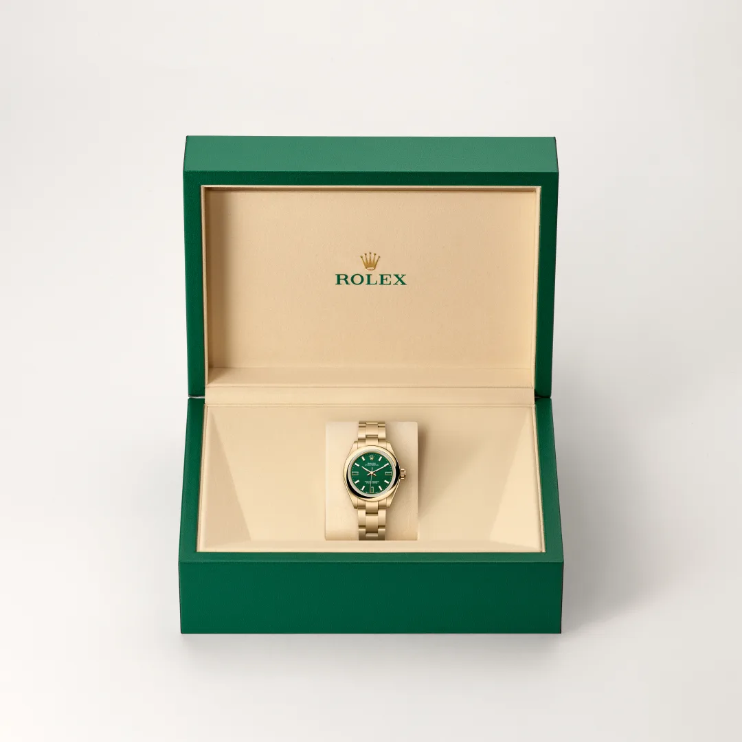 Rolex Oyster Perpetual in 18 Karat Gelbgold, M276208-0002-5 – Uhren Schmiemann