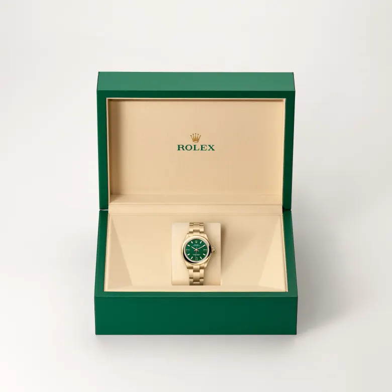 Rolex Oyster Perpetual in 18 Karat Gelbgold, M276208-0002-6 – Uhren Schmiemann