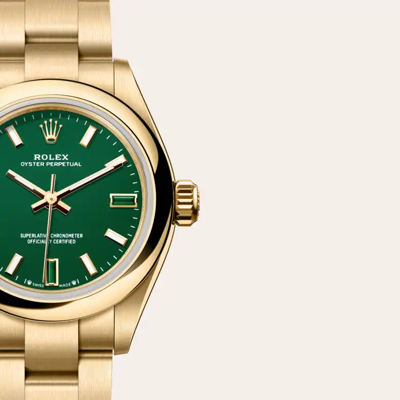 Rolex Oyster Perpetual in 18 Karat Gelbgold, M276208-0002-8 – Uhren Schmiemann