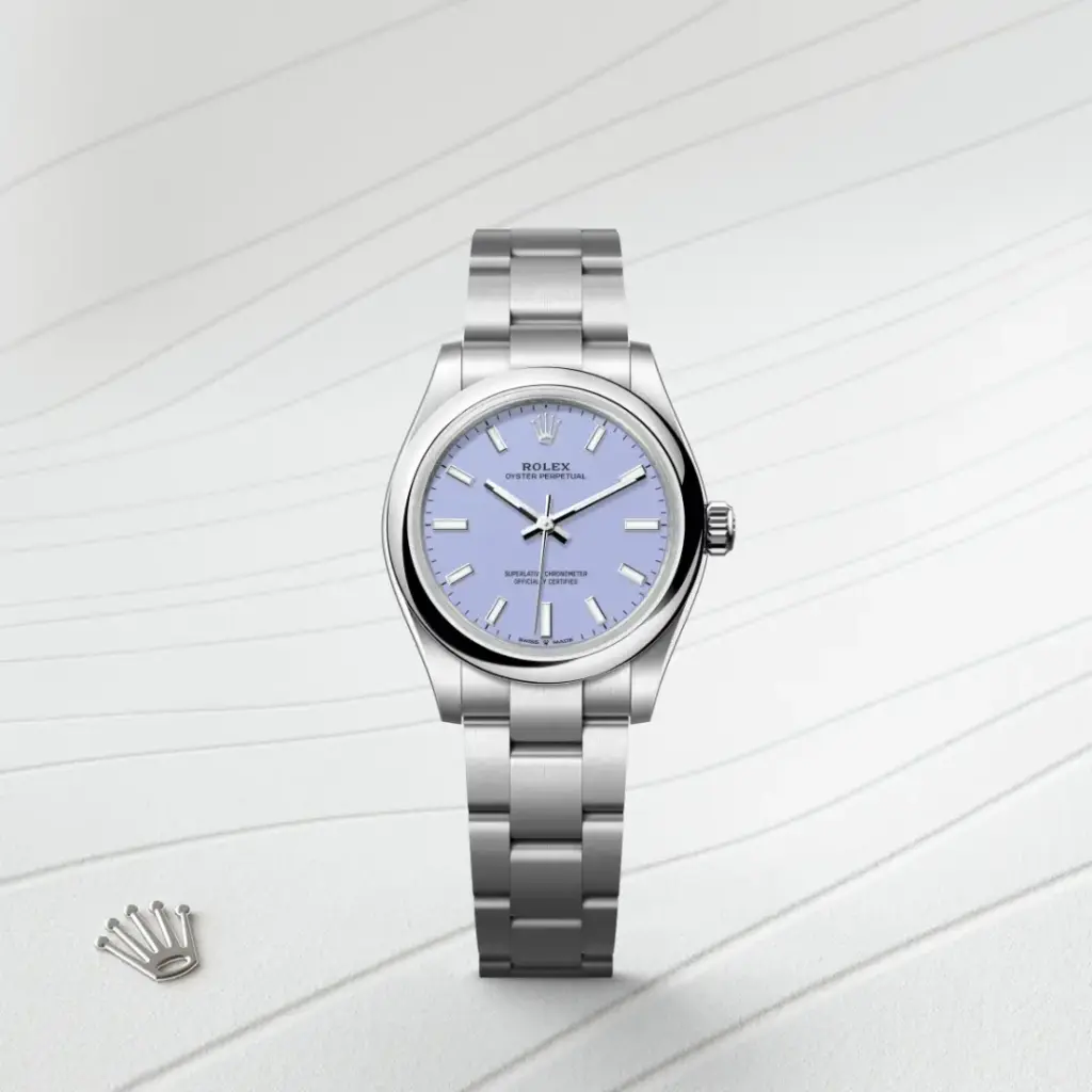 Rolex Oyster Perpetual in Edelstahl Oystersteel, M277200-0014-3 – Uhren Schmiemann