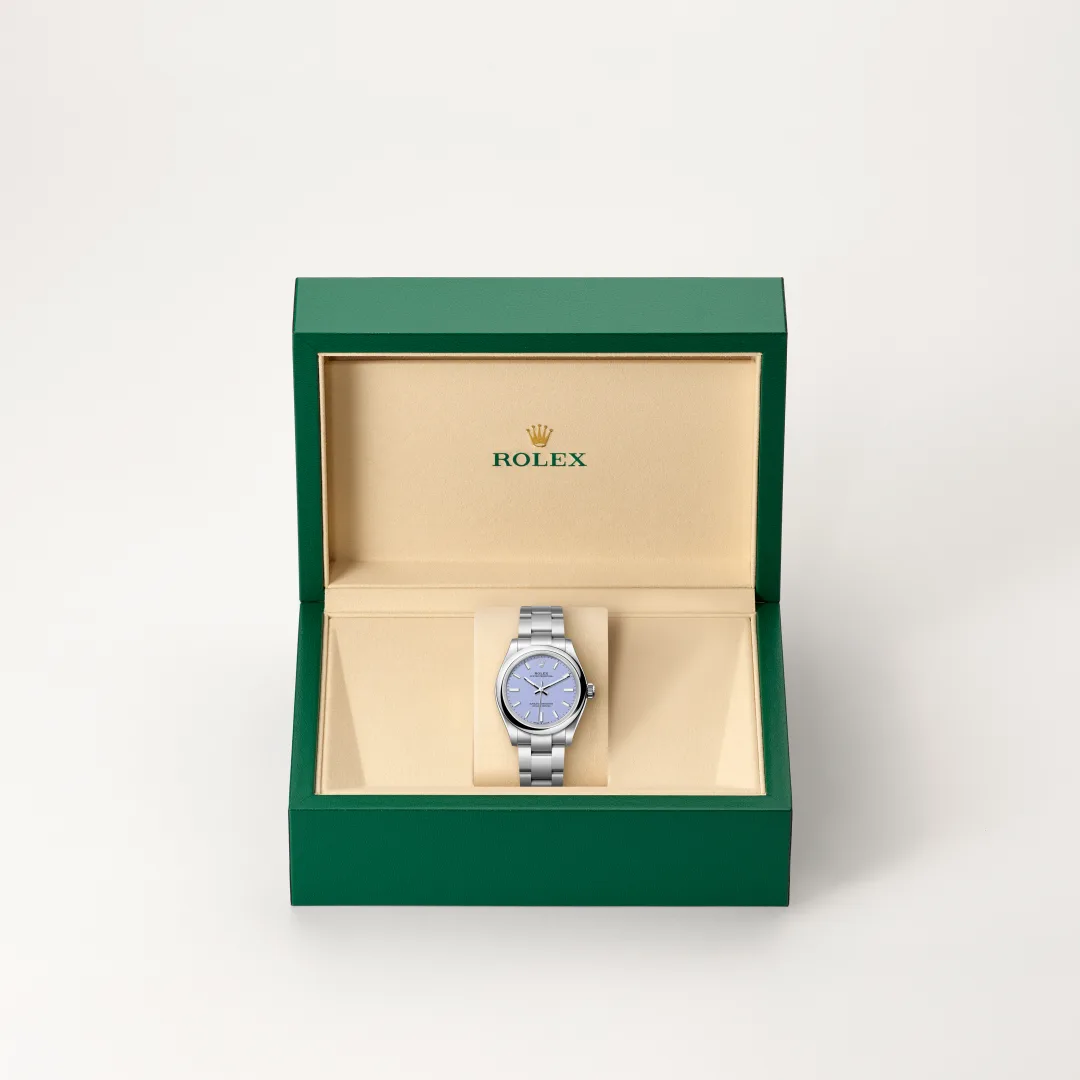 Rolex Oyster Perpetual in Edelstahl Oystersteel, M277200-0014-5 – Uhren Schmiemann