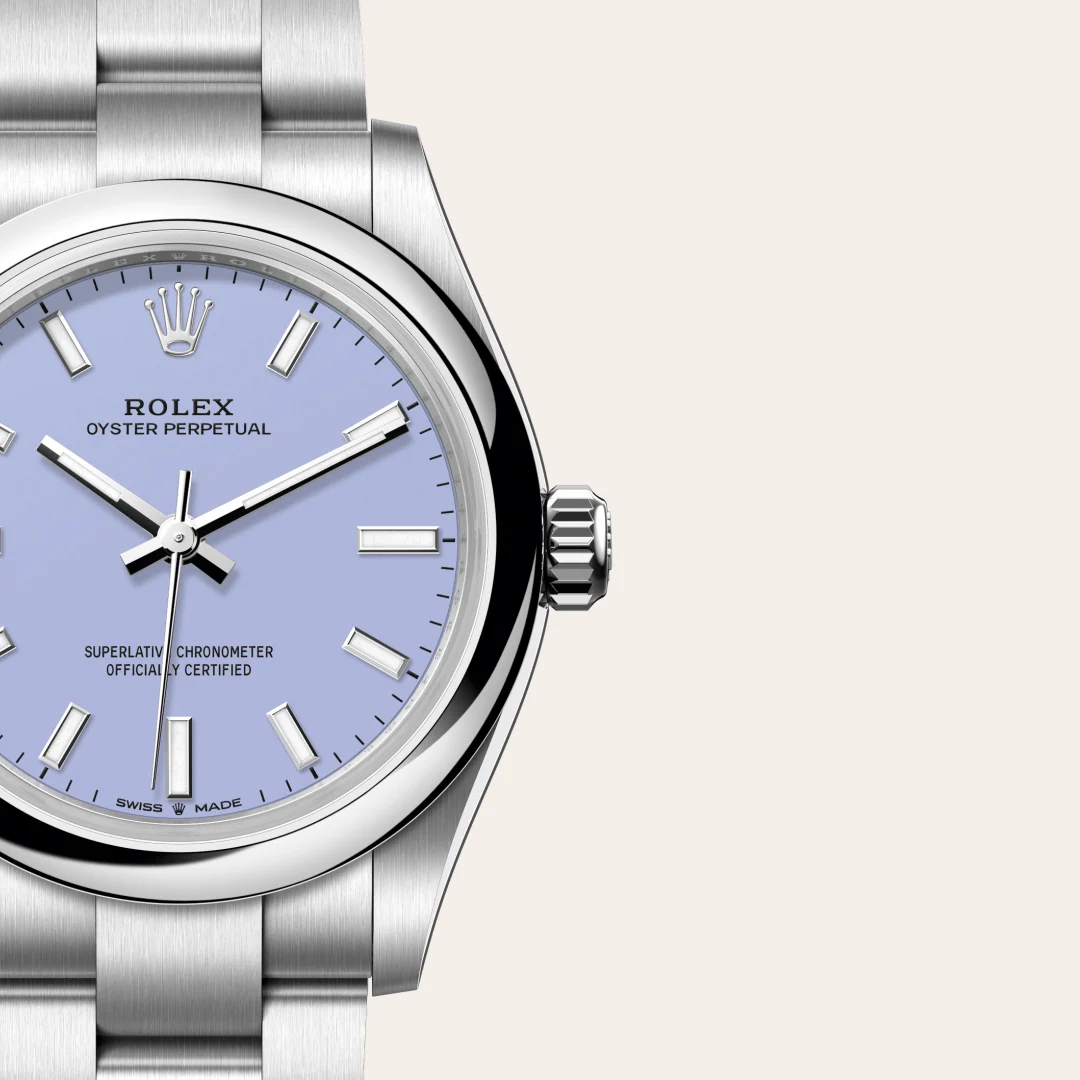 Rolex Oyster Perpetual in Edelstahl Oystersteel, M277200-0014-7 – Uhren Schmiemann