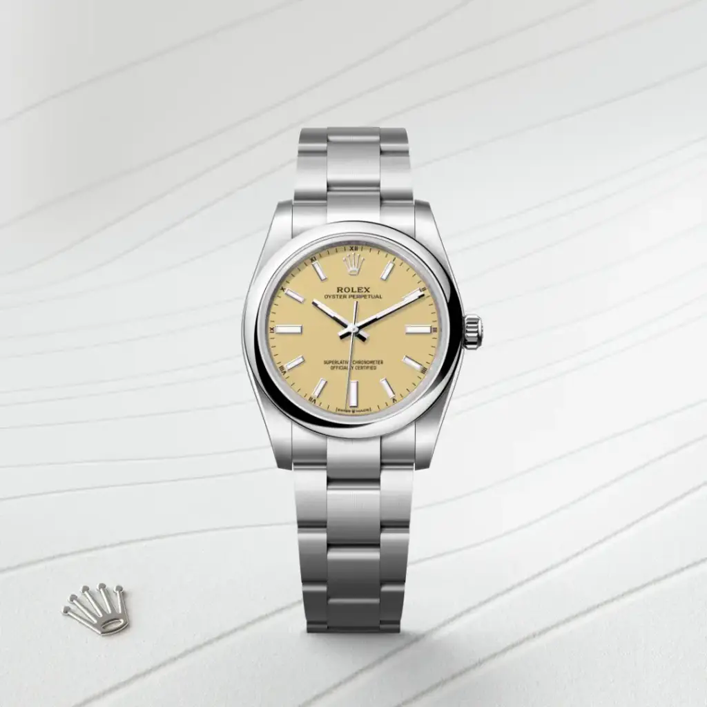 Rolex Oyster Perpetual in Edelstahl Oystersteel, M124200-0007-3 – Uhren Schmiemann