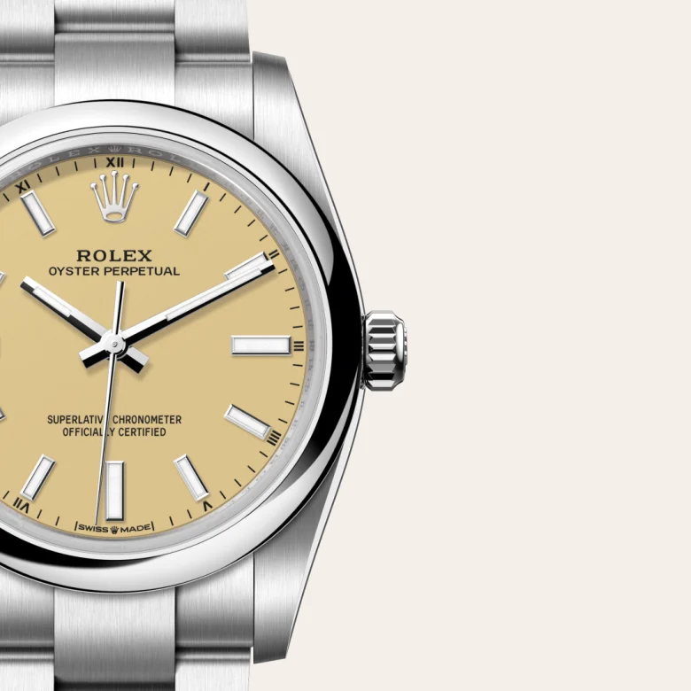 Rolex Oyster Perpetual in Edelstahl Oystersteel, M124200-0007-8 – Uhren Schmiemann