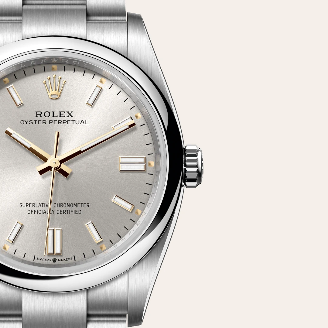 Rolex Oyster Perpetual in Edelstahl Oystersteel, M126000-0001-7 – Uhren Schmiemann