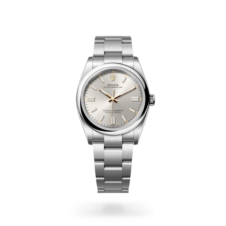 Rolex Oyster Perpetual in Edelstahl Oystersteel, M126000-0001-2 – Uhren Schmiemann