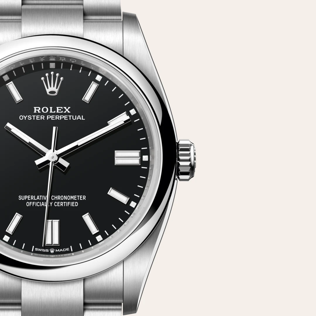 Rolex Oyster Perpetual in Edelstahl Oystersteel, M126000-0014-7 – Uhren Schmiemann
