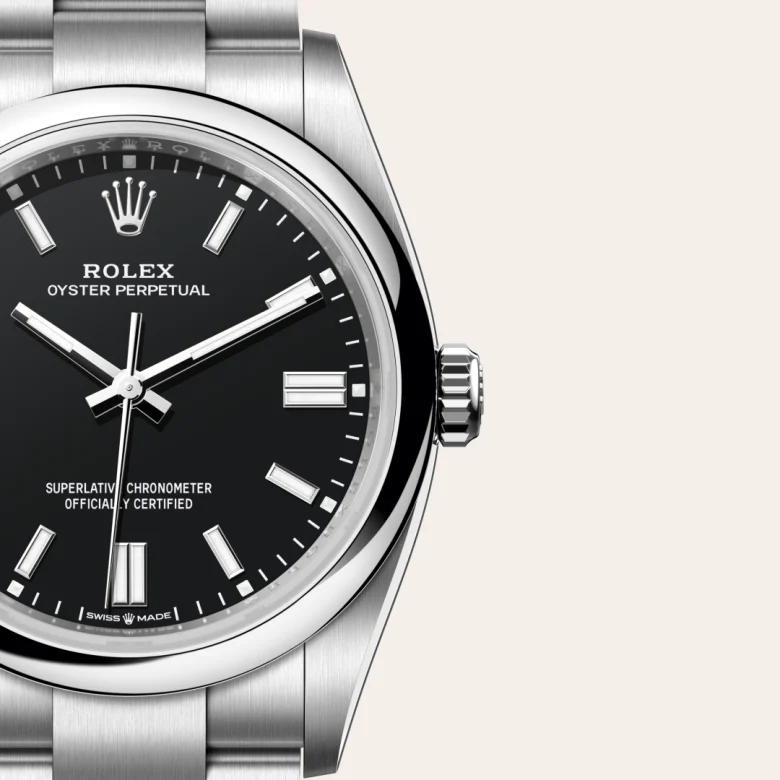 Rolex Oyster Perpetual in Edelstahl Oystersteel, M126000-0014-8 – Uhren Schmiemann