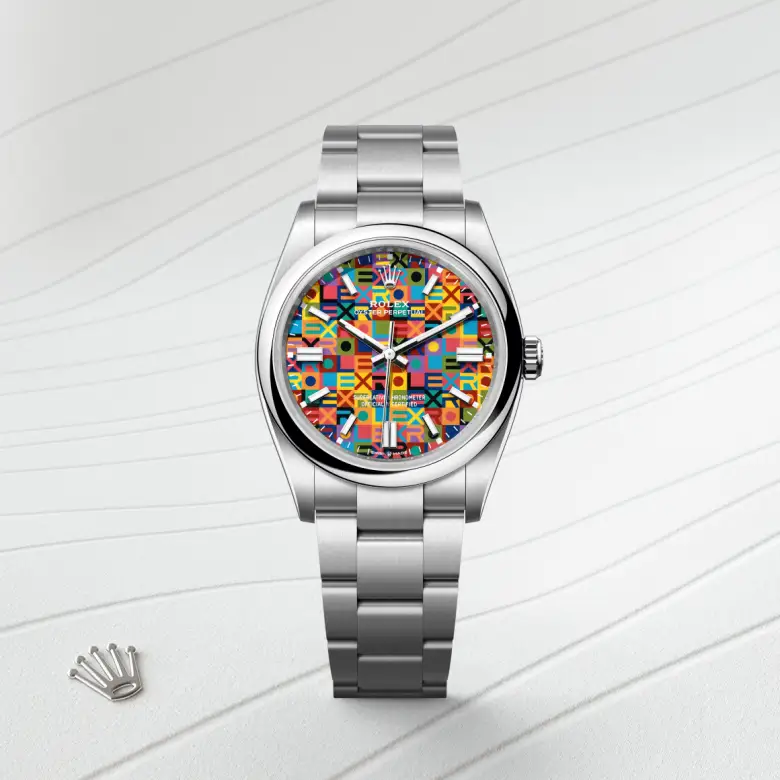 Rolex Oyster Perpetual in Edelstahl Oystersteel, M126000-0016-4 – Uhren Schmiemann