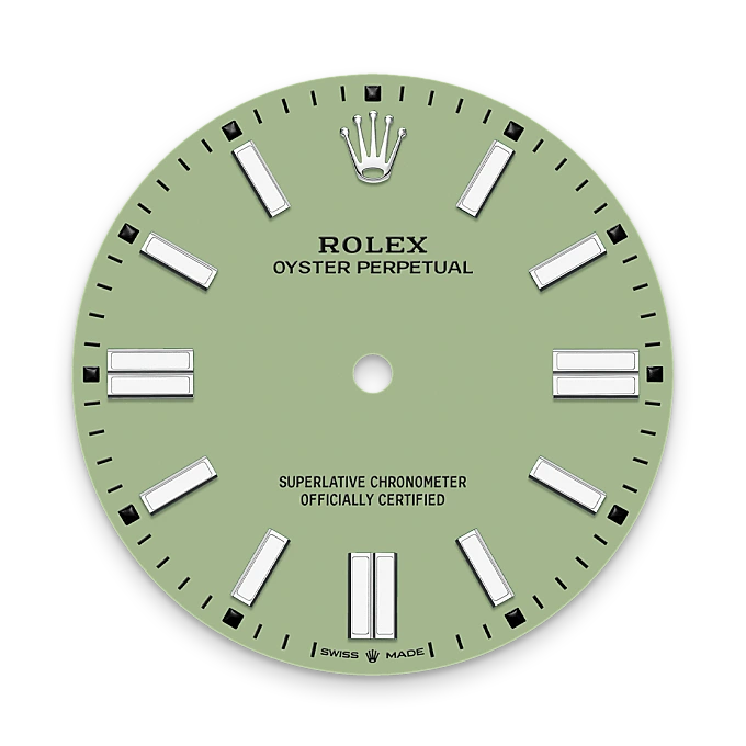 Rolex Oyster Perpetual in Edelstahl Oystersteel, M134300-0006-10 – Uhren Schmiemann