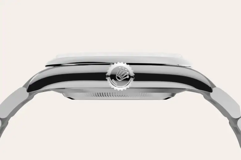 Rolex Oyster Perpetual in Edelstahl Oystersteel, M134300-0006-12 – Uhren Schmiemann