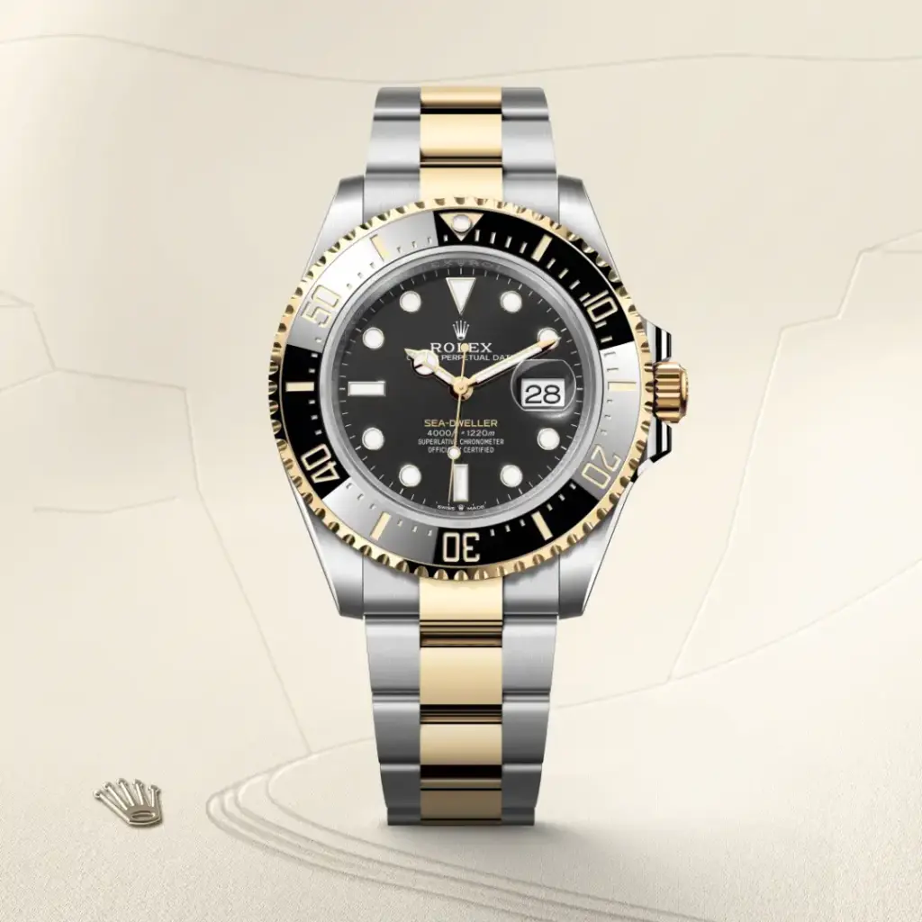 Rolex Sea-Dweller in Rolesor gelb (Kombination aus Edelstahl Oystersteel und Gelbgold), M126603-0001-3 – Uhren Schmiemann