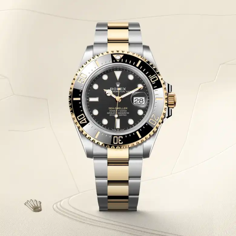 Rolex Sea-Dweller in Rolesor gelb (Kombination aus Edelstahl Oystersteel und Gelbgold), M126603-0001-4 – Uhren Schmiemann