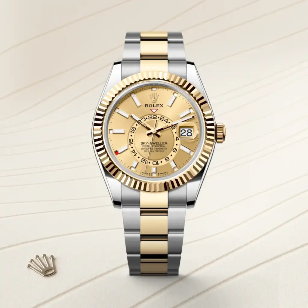 Rolex Sky-Dweller in Rolesor gelb (Kombination aus Edelstahl Oystersteel und Gelbgold), M336933-0001-3 – Uhren Schmiemann