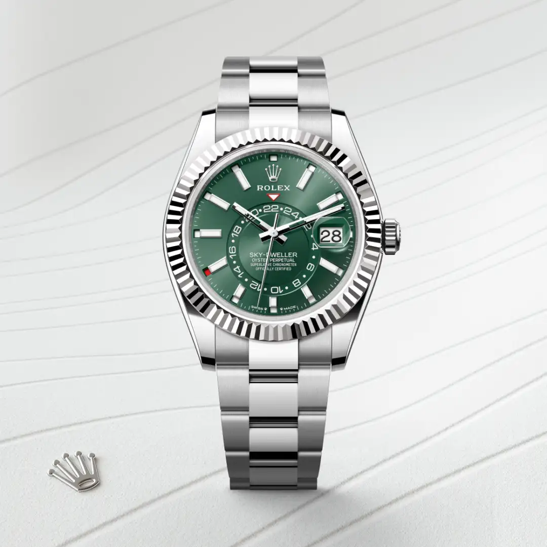 Rolex Sky-Dweller in Rolesor weiß (Kombination aus Edelstahl Oystersteel und Weißgold), M336934-0001-3 – Uhren Schmiemann