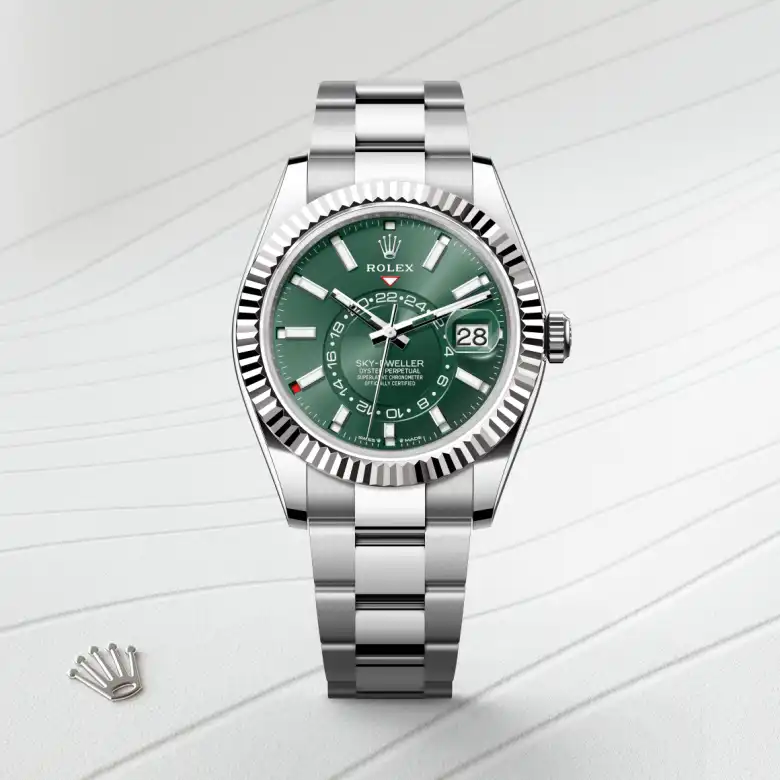 Rolex Sky-Dweller in Rolesor weiß (Kombination aus Edelstahl Oystersteel und Weißgold), M336934-0001-4 – Uhren Schmiemann