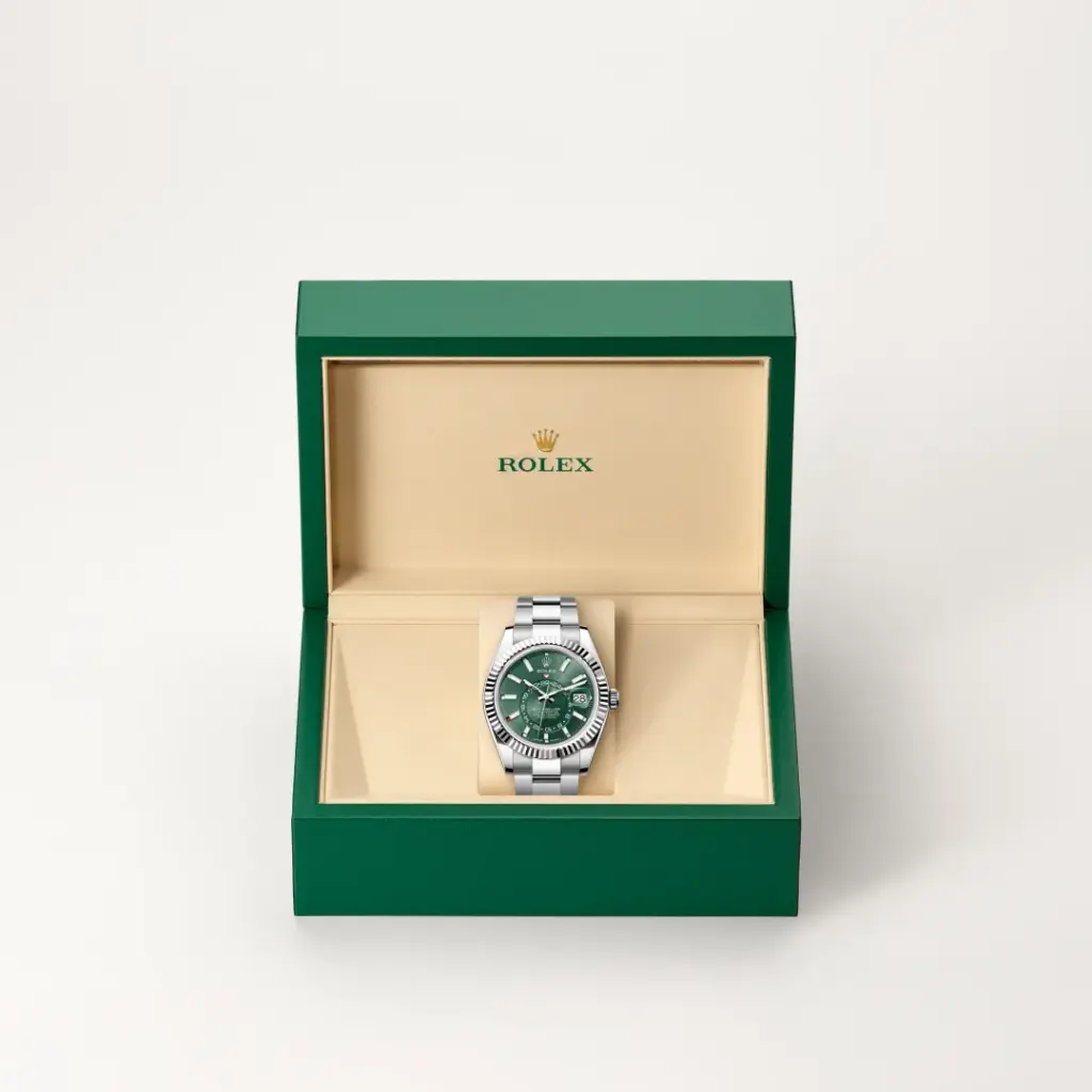 Rolex Sky-Dweller in Rolesor weiß (Kombination aus Edelstahl Oystersteel und Weißgold), M336934-0001-5 – Uhren Schmiemann