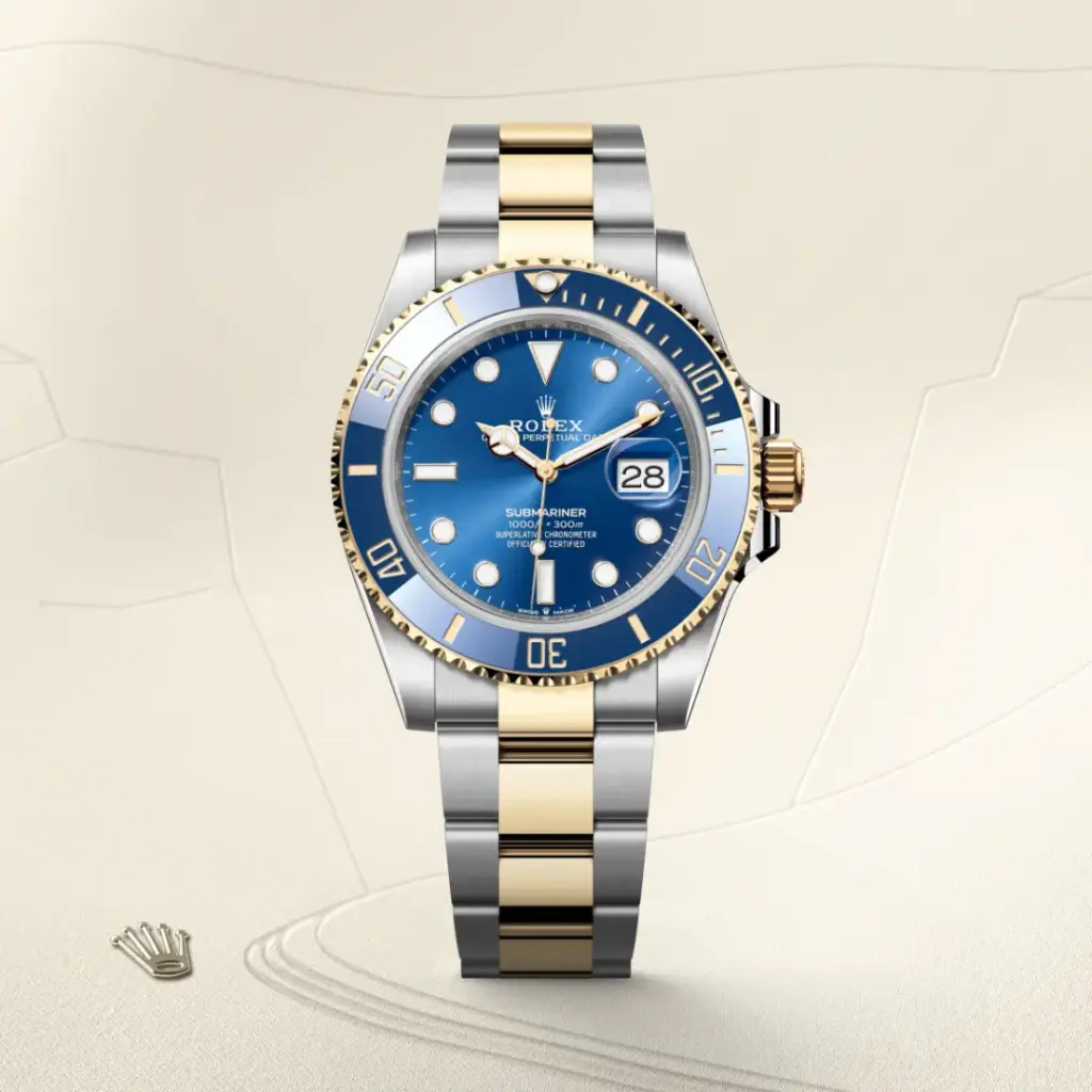 Rolex Submariner in Rolesor gelb (Kombination aus Edelstahl Oystersteel und Gelbgold), M126613LB-0002-3 – Uhren Schmiemann